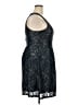 Forever 21 Plus Paisley Black Cocktail Dress Size 2X - photo 4