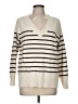 Ann Taylor LOFT Outlet Stripes Ivory Pullover Sweater Size M - photo 1