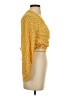 Rhode 100% Rayon Yellow Long Sleeve Blouse Size S - photo 4