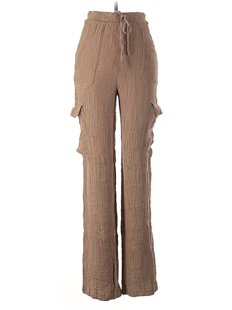 Pre-owned Blu Pepper Cargo Pants In Brown