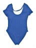 Assorted Brands Solid Blue One Piece Swimsuit Size L - photo 2