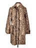 J.Crew 100% Cotton Animal Print Gold Coat Size 10 - photo 1