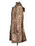 J.Crew 100% Cotton Animal Print Gold Coat Size 10 - photo 5