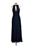 Bill Levkoff 100% Polyester Blue Black Cocktail Dress Size 10 - photo 2