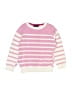 Joules 100% Cotton Stripes Pink Pullover Sweater Size 5 - photo 1