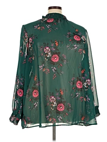 Torrid Long Sleeve Blouse (view 1)