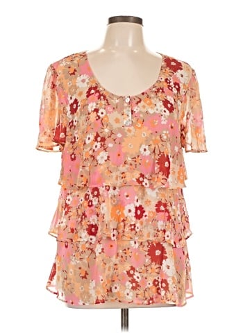 Emma James Short Sleeve Blouse (view 1)