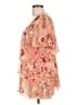 Emma James 100% Polyester Orange Short Sleeve Blouse Size L - photo 5