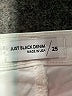 Just Black Hearts Ivory Jeans Size 25 waist - photo 7