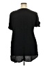 Bobeau 100% Viscose Black Short Sleeve Blouse Size 2X - photo 2