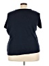 Basic Editions 100% Cotton Blue Short Sleeve Top Size 3X - photo 2