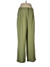 Maison d' Amelie 100% Polyester Solid Green Casual Pants Size 12 - photo 1