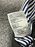 Harshman 100% Cotton Stripes Blue 3/4 Sleeve Blouse Size XS - photo 8