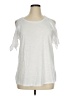 Sanctuary 100% Cotton White Short Sleeve Top Size XL - photo 1