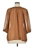 Torrid 100% Polyester Brown 3/4 Sleeve Blouse Size 1X Plus (1) - photo 2