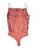 Intermix 100% Silk Orange Bodysuit Size P (petite) - photo 2