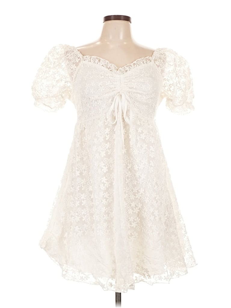 Pre-owned Shein Cocktail Dress In Ivory