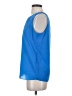 Supply & Demand 100% Polyester Blue Sleeveless Blouse Size S - photo 5