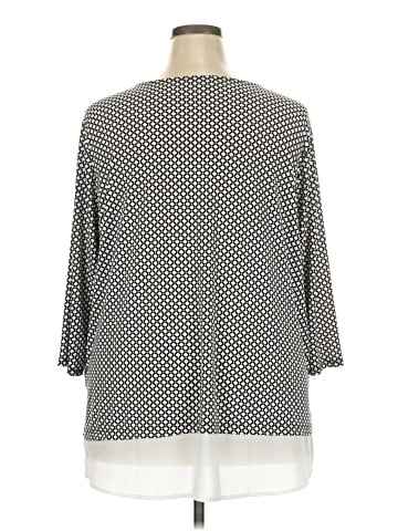 Adrianna Papell 3/4 Sleeve Blouse (view 2)