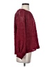 Design History 100% Polyester Burgundy Long Sleeve Blouse Size S - photo 4