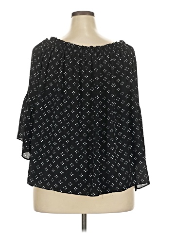 Boutique + 3/4 Sleeve Blouse (view 2)