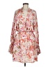 Missguided 100% Polyester Floral Pink Casual Dress Size 8 - photo 1