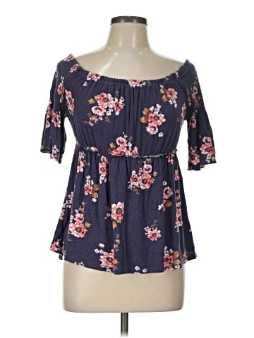 Rewind Short Sleeve Blouse (view 1)