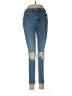 Topshop Color Block Blue Jeans Size 28 waist - photo 1