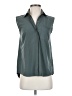 Athleta Gray Sleeveless Button-Down Shirt Size XS - photo 1