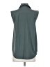 Athleta Gray Sleeveless Button-Down Shirt Size XS - photo 2