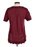 Tiny 100% Cotton Burgundy Short Sleeve Top Size M - photo 2