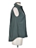 Athleta Gray Sleeveless Button-Down Shirt Size XS - photo 4