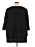 Roaman's Black 3/4 Sleeve Top Size 4X - photo 2