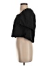 Unsubscribed 100% Silk Black Short Sleeve Top Size XXS - photo 5