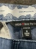 Intro Solid Blue Denim Shorts Size 8 - photo 3