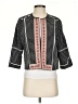 Rafaella 100% Rayon Stripes Black Jacket Size S (petite) - photo 1