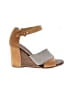 Billy Reid Color Block Tan Wedges Size 10 - photo 1