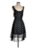 Kanvas 100% Polyester Polka Dots Black Cocktail Dress Size S - photo 1