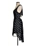 Kanvas 100% Polyester Polka Dots Black Cocktail Dress Size S - photo 5
