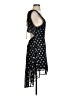 Kanvas 100% Polyester Polka Dots Black Cocktail Dress Size S - photo 4