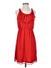 Mossimo 100% Polyester Red Casual Dress Size S - photo 1