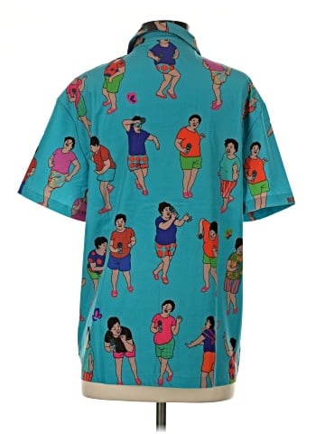 Assorted Brands Short Sleeve Button-Down Shirt (view 2)