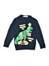 H&M 100% Cotton Graphic Blue Pullover Sweater Size 3 - 4T - photo 1