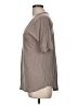BCBGMAXAZRIA Gray Short Sleeve Top Size M - photo 5