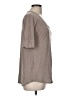 BCBGMAXAZRIA Gray Short Sleeve Top Size M - photo 4