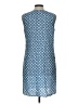 Harold's 100% Rayon Print Blue Casual Dress Size 10 - photo 2