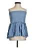 Mable 100% Rayon Blue Tube Top Size S - photo 1
