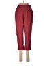 Petite Sophisticate Solid Red Track Pants Size 6 - photo 1