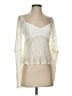Shein Ivory Long Sleeve Top Size 4 - photo 1