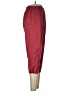 Petite Sophisticate Solid Red Track Pants Size 6 - photo 4